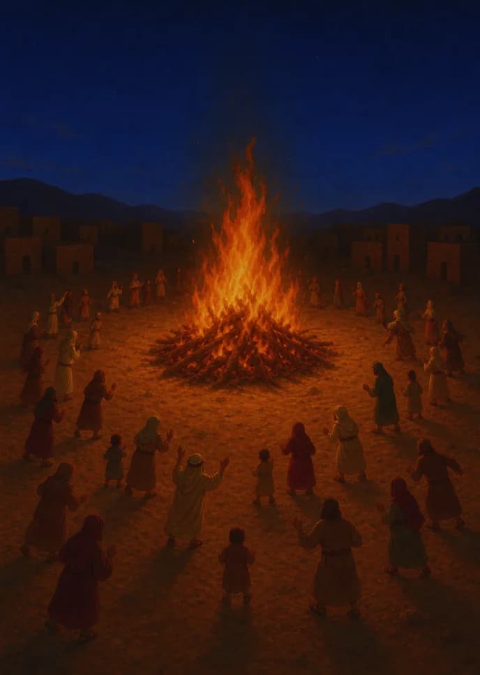 Part 1, page 18 — the fire