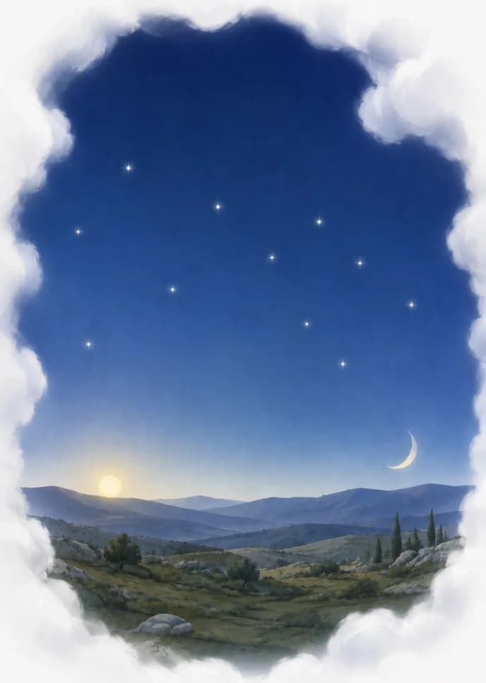 Part 2, page 3 — eleven stars, the sun and the moon
