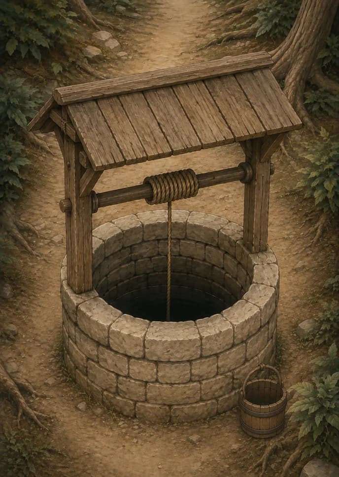 Page 10 — The well